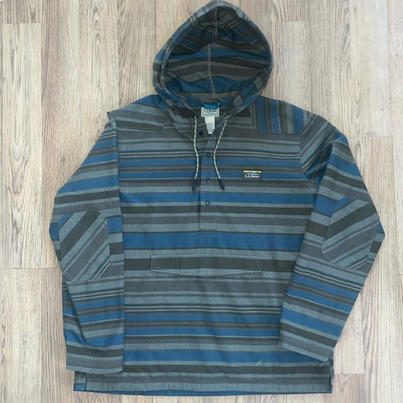 L.L. Bean Other - L.L. Bean Katahdin Performance Flannel Anorak Men’s size Large
